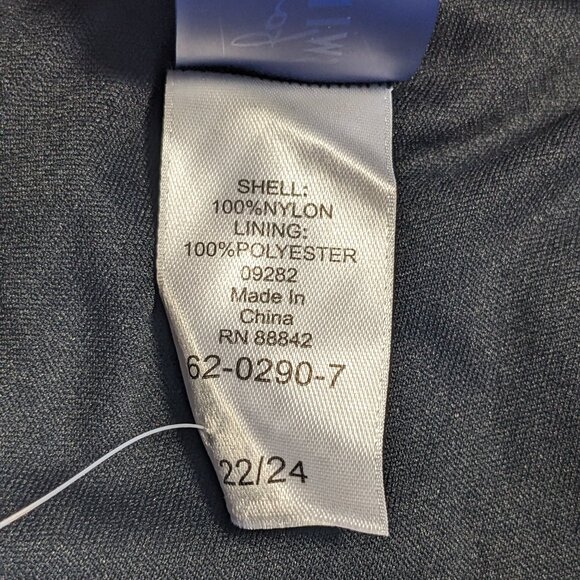 NWT SWIMSUITS for ALL Black Loose Fit Swim Trunks Shorts Pool Lake Size 22/24 - Picture 4 of 8